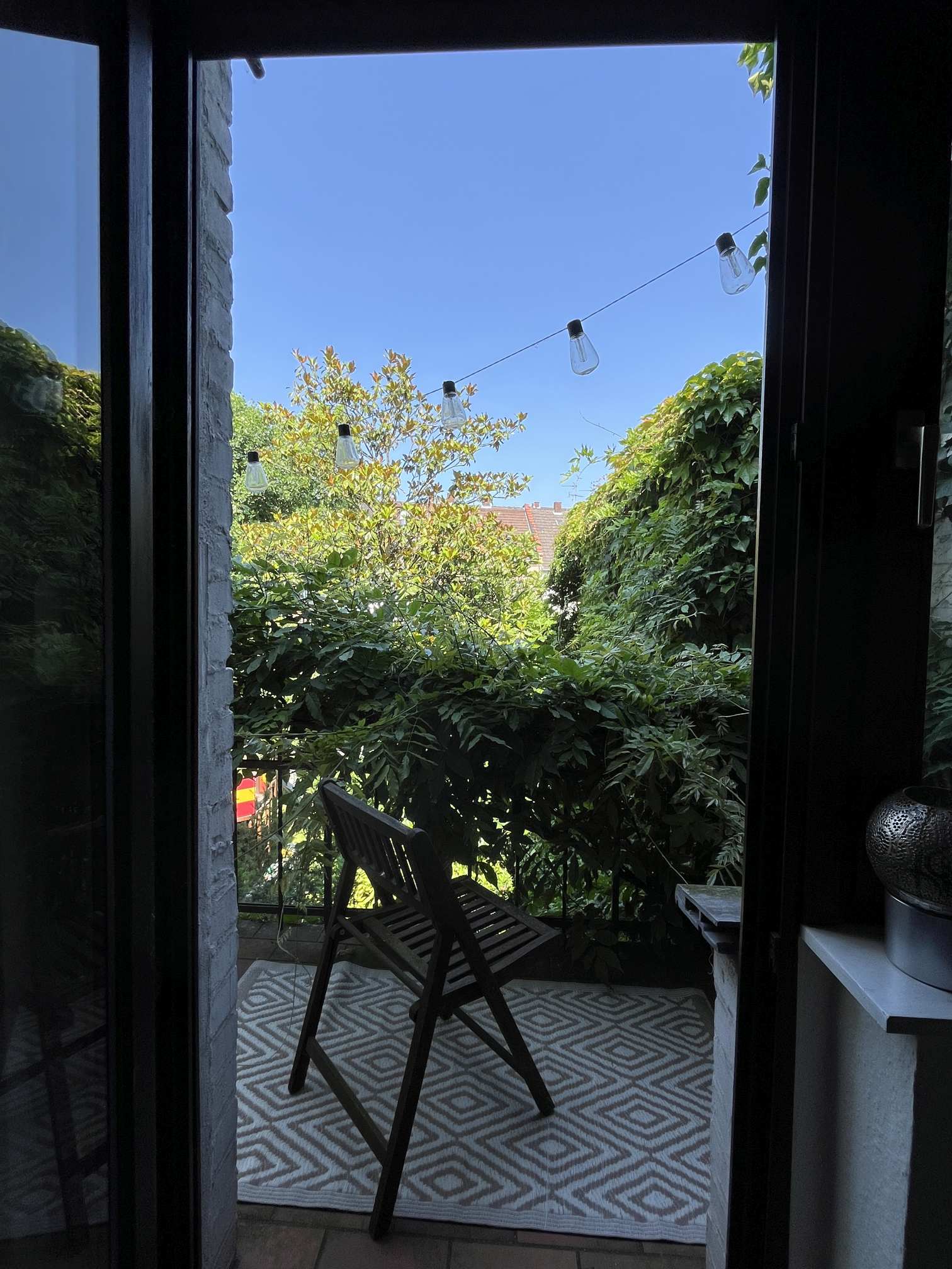 Blick vom Schlafzimmer