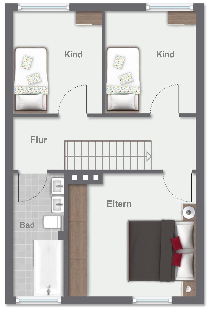 Grundriss Obergeschoss