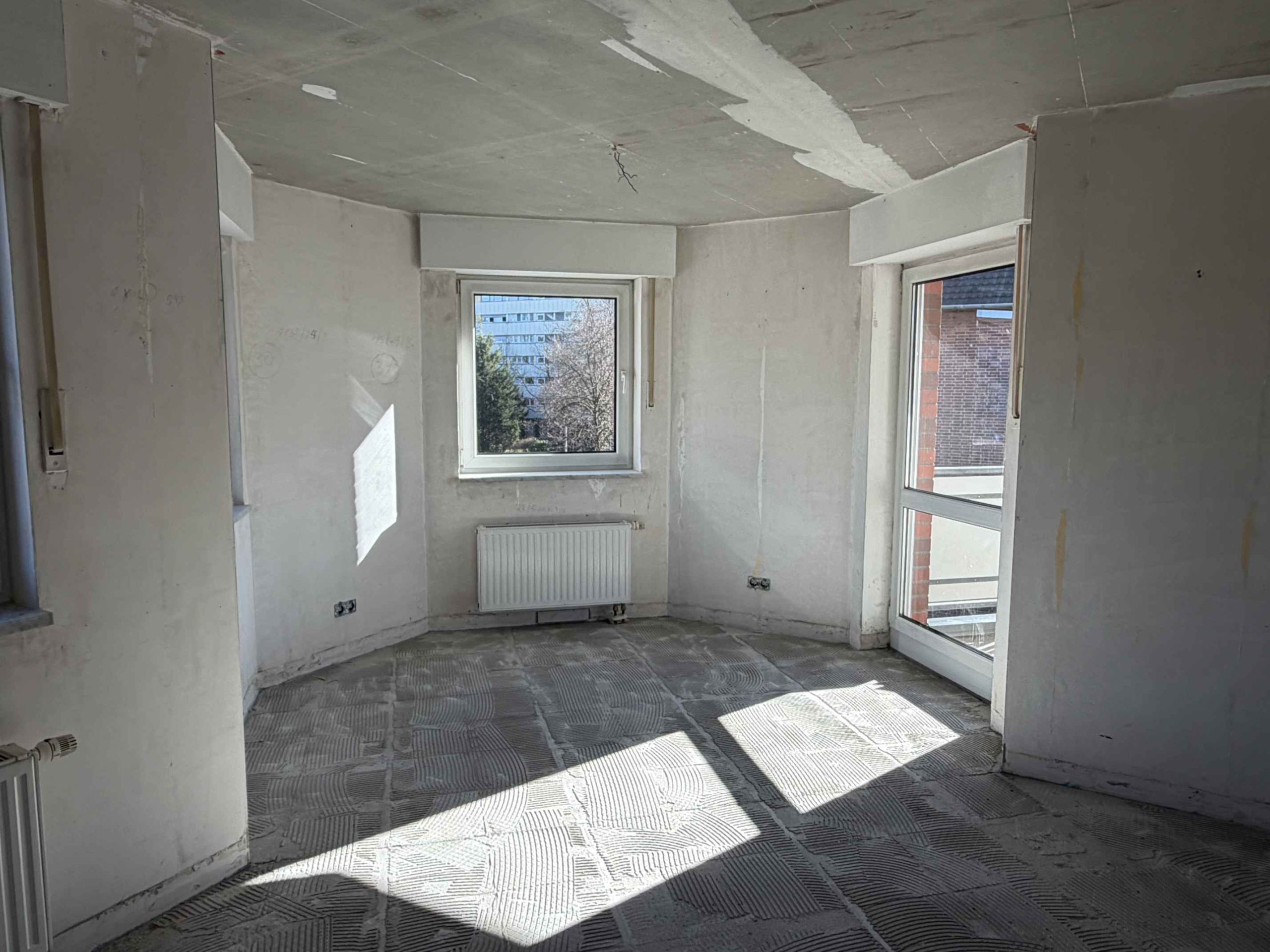 Wohnzimmer mit Erker