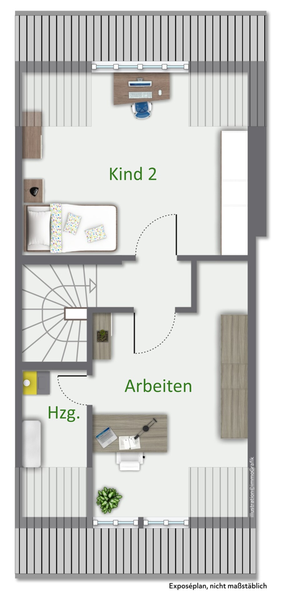 Grundriss Dachgeschoss