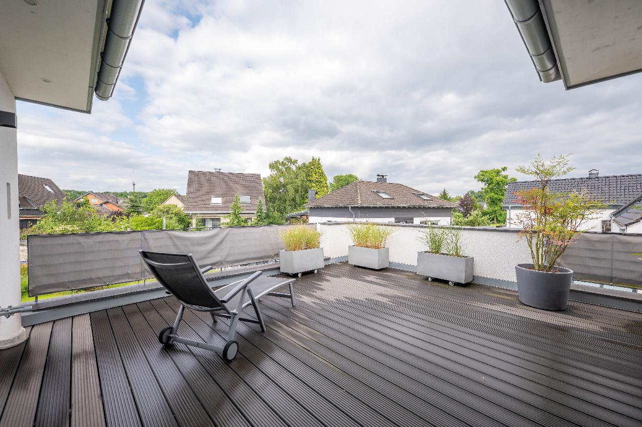 Großzügige Dachterrasse