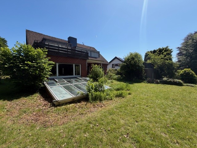 Rückansicht des Hauses