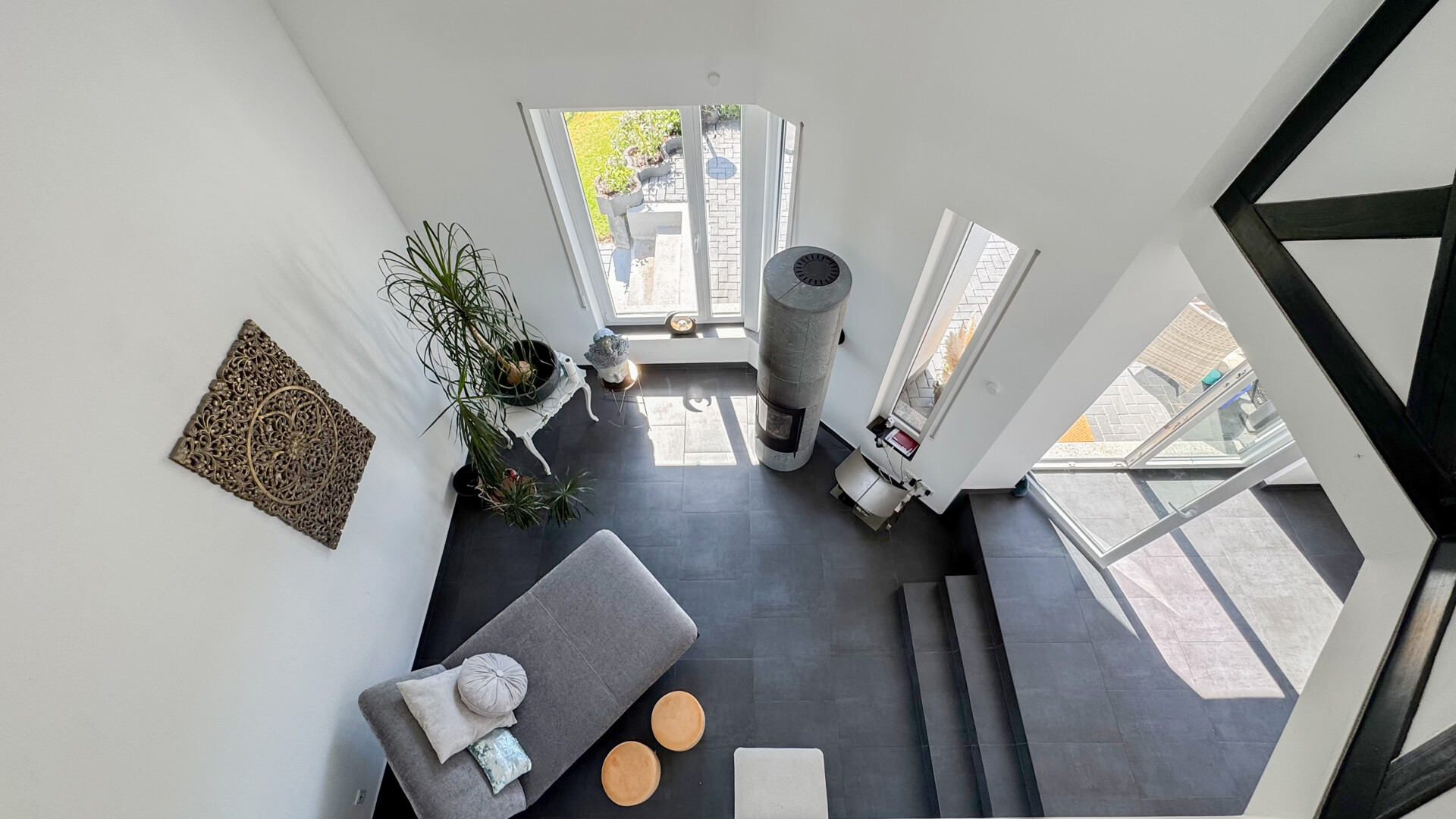 Blick ins Kaminzimmer