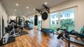 Gartenhaus Fitnessraum