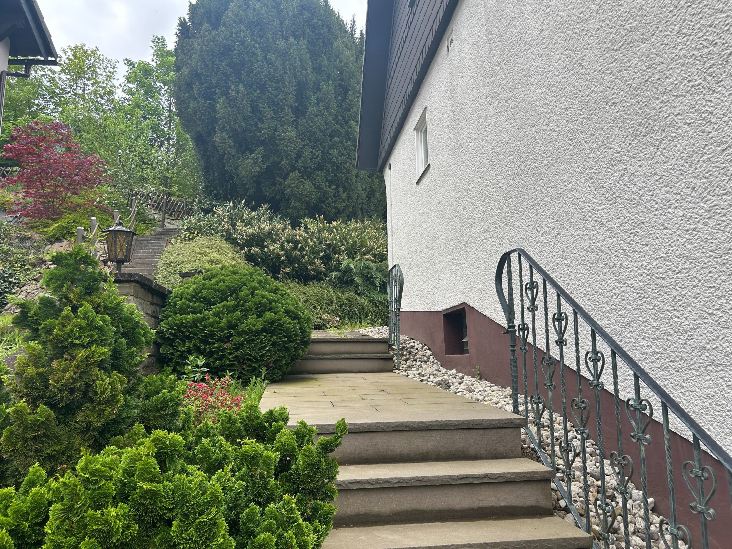 Außentreppe zum 1.OG