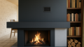 Möglicher modernisierter Kamin im Erdgeschoss