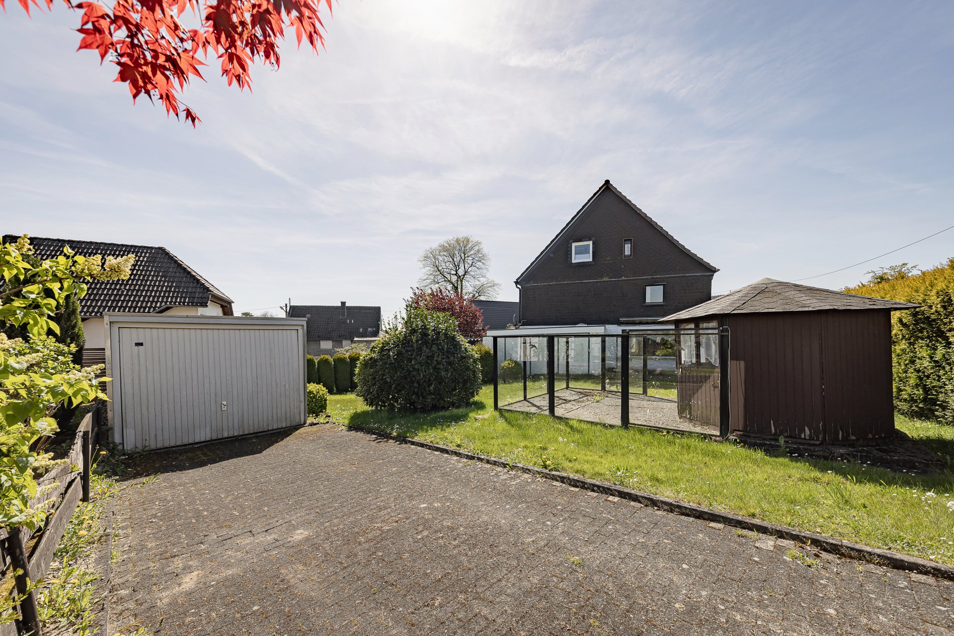 Hausansicht vom Garten