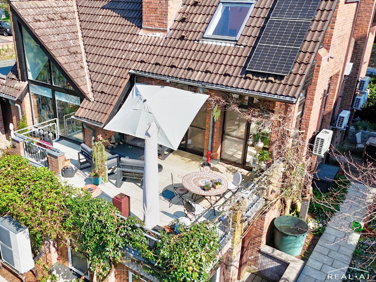 Terrasse von oben