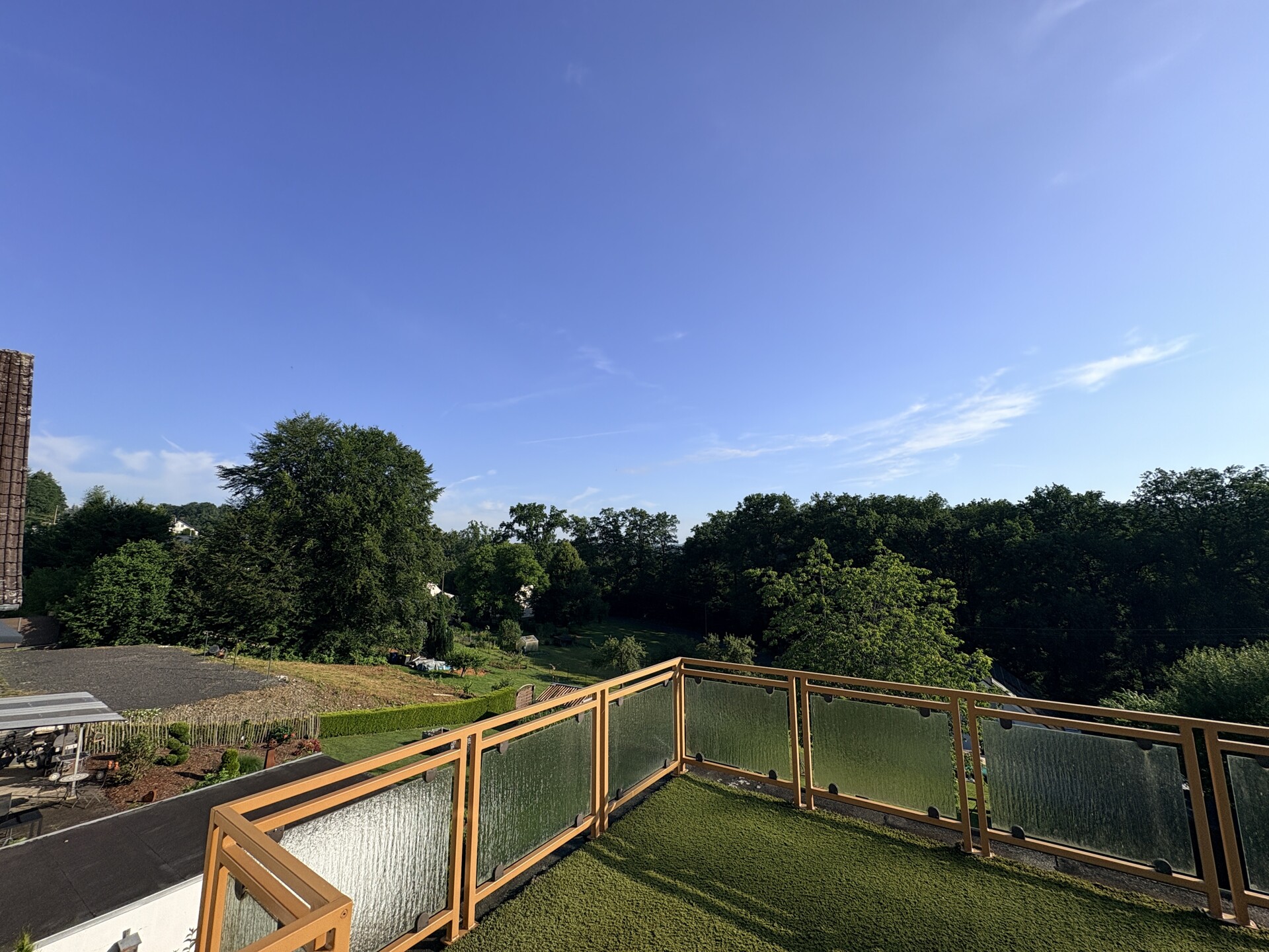 Ausblick v. d. Dachterrasse
