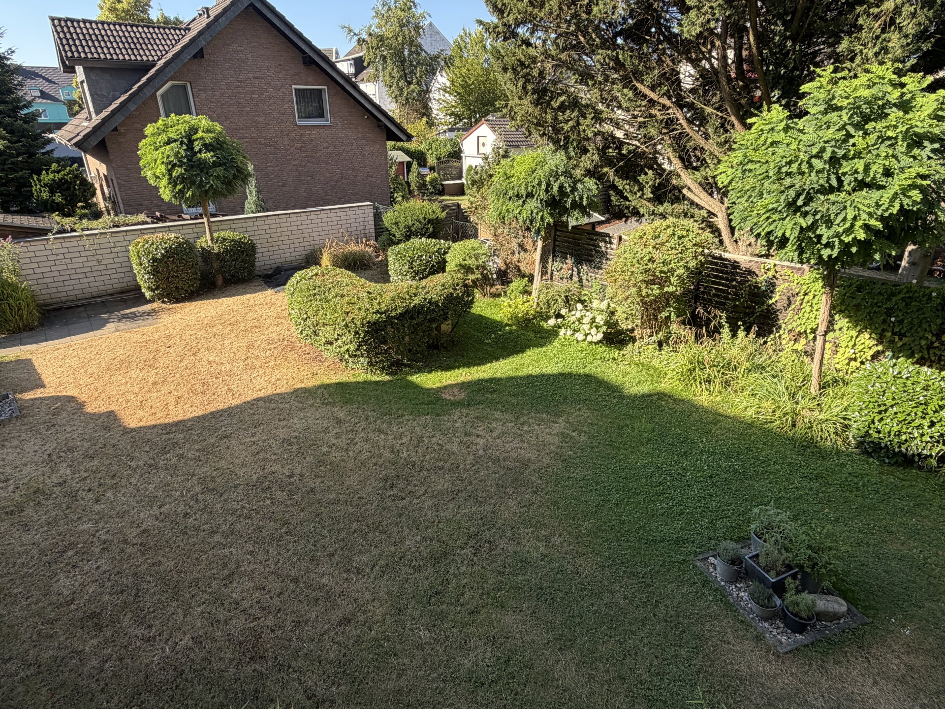 Blick vom Balkon