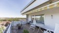 sonnige Dachterrasse