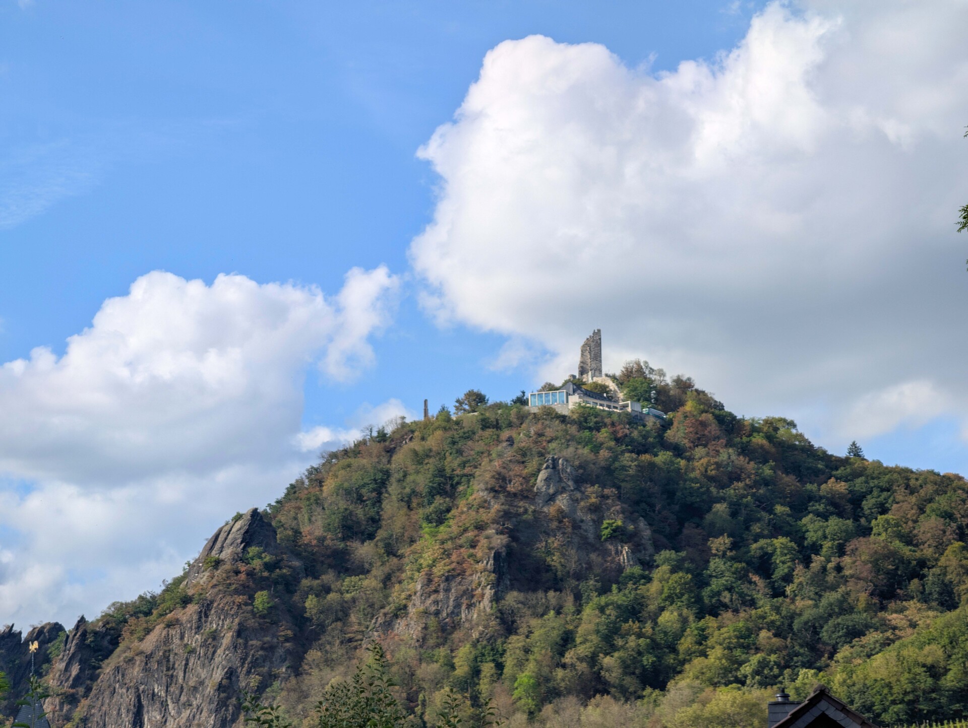 Blick auf Drachenfels